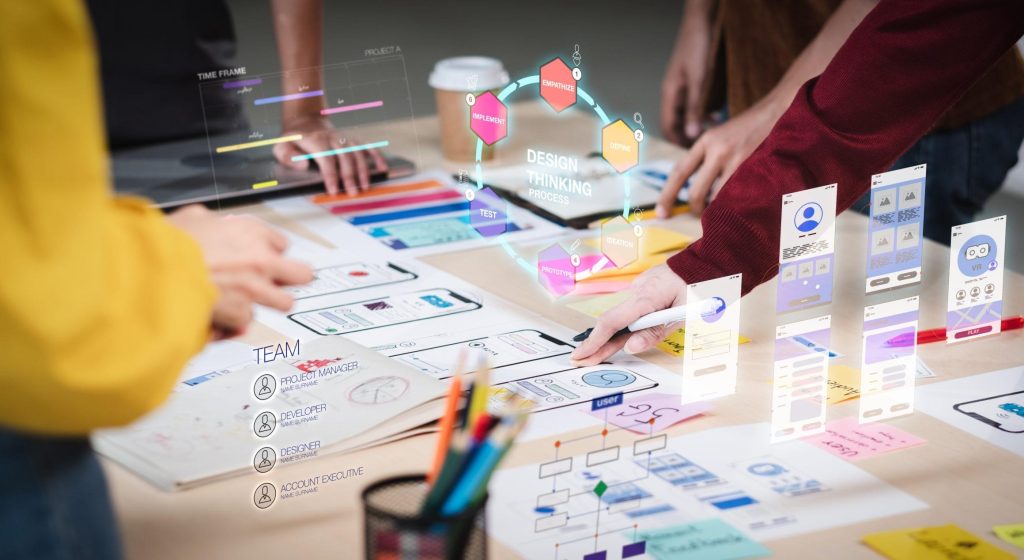 Close,Up,Ux,Developer,And,Ui,Designer,Use,Augmented,Reality